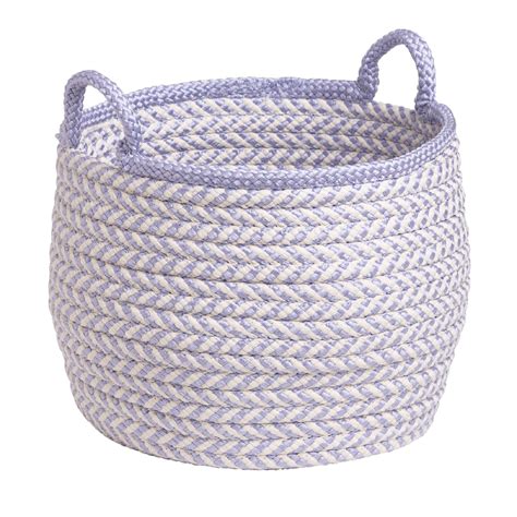 purple storage basket